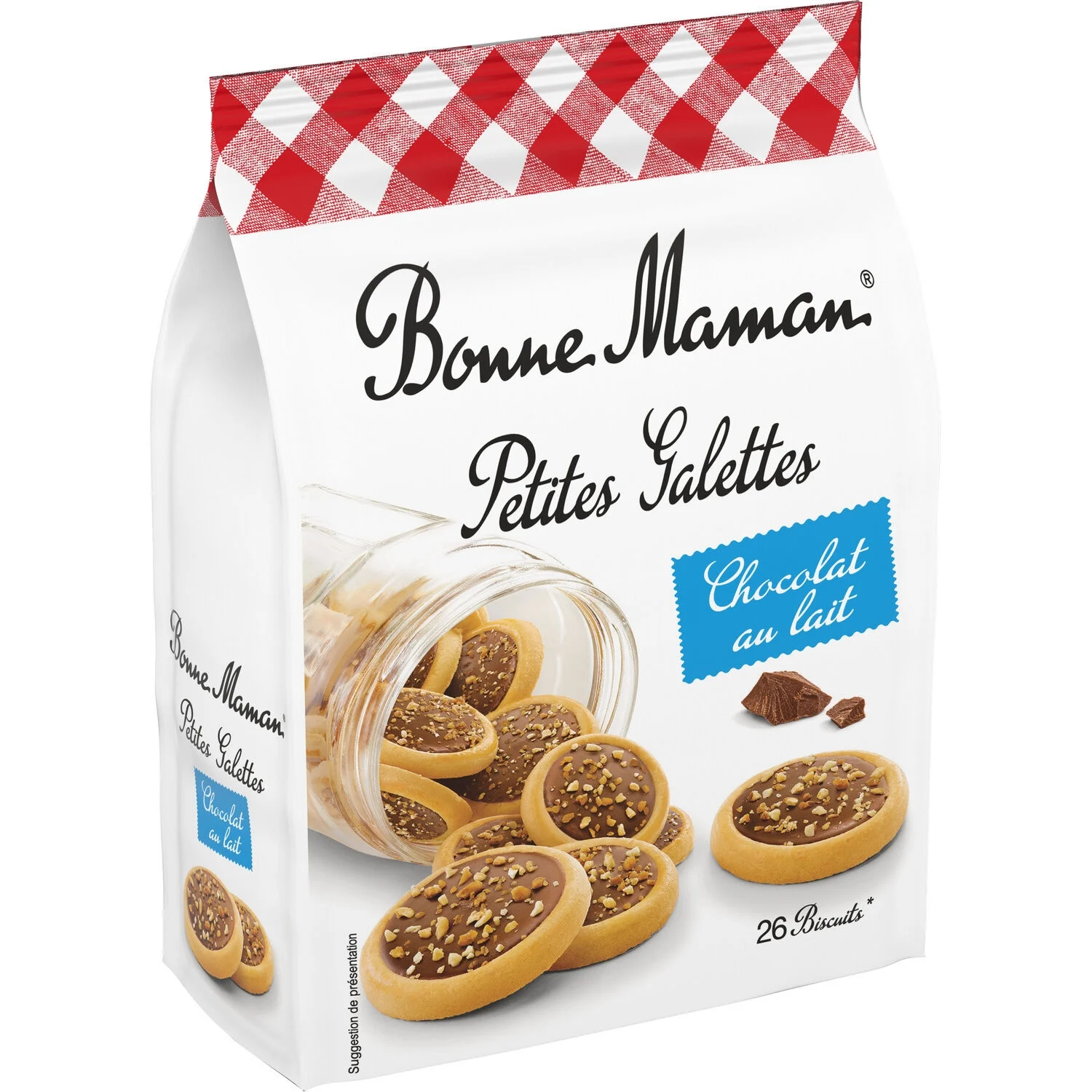 [LOT DE 6] BONNE MAMAN PETITE GALETTE CHOCOLAT  250 GR